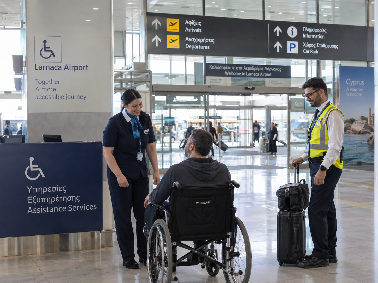 Accessibility and Assistance in Larnaca Airport Accessibility and Assistance in Larnaca Airport