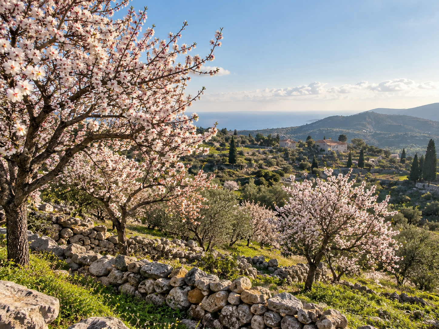 Almond Blossom in Cyprus Almond Blossom in Cyprus
