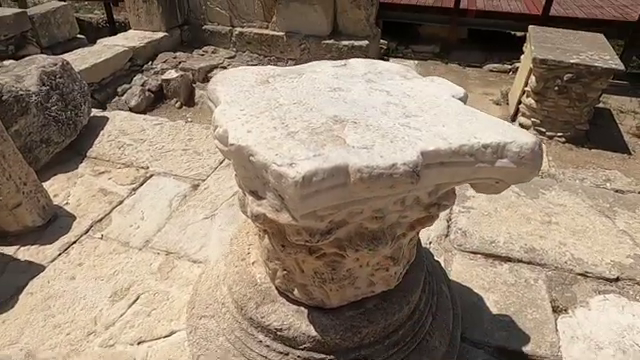 Ancient Ruins in Kourion Archaeological Site, Limassol, Cyprus