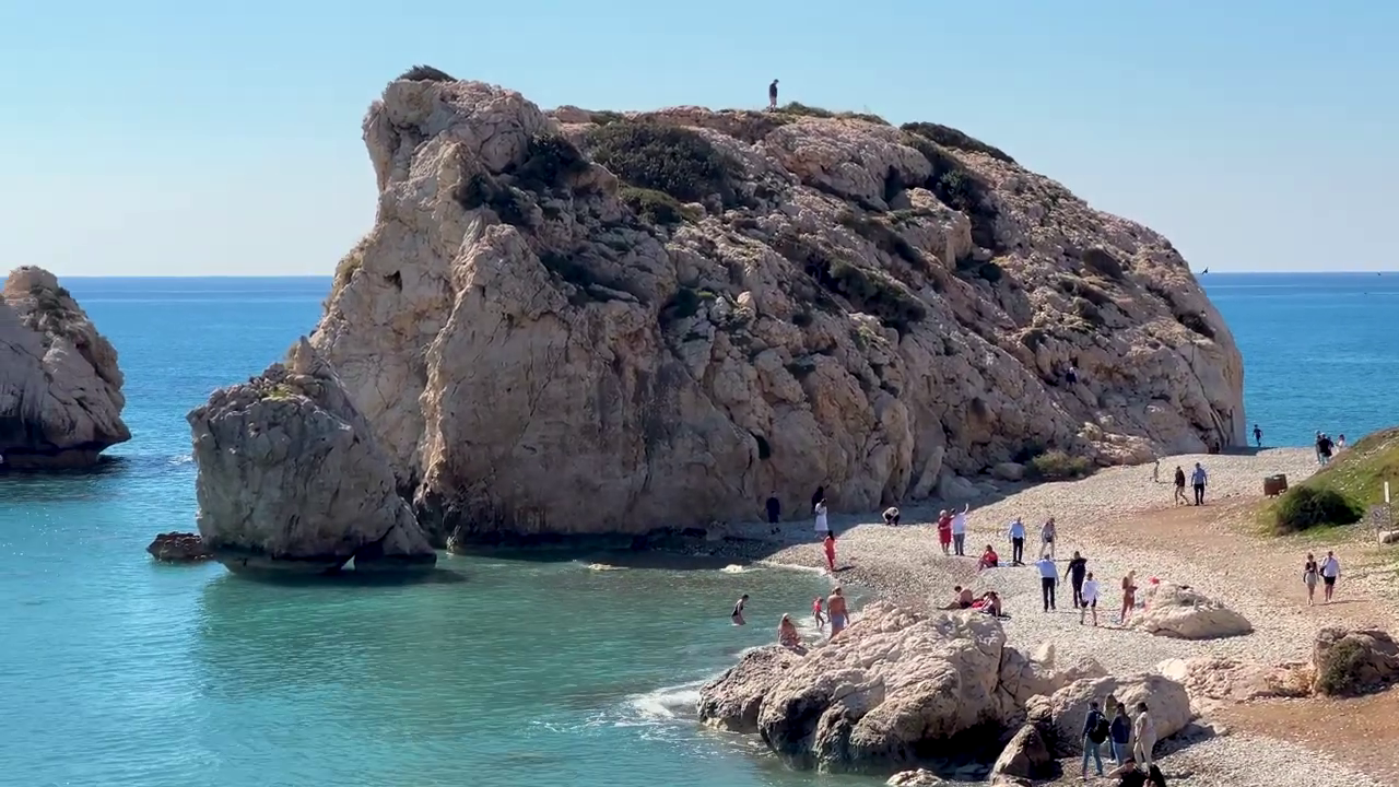 Rock of Aphrodite, Paphos, Cyprus (Petra tou Romiou in Greek)