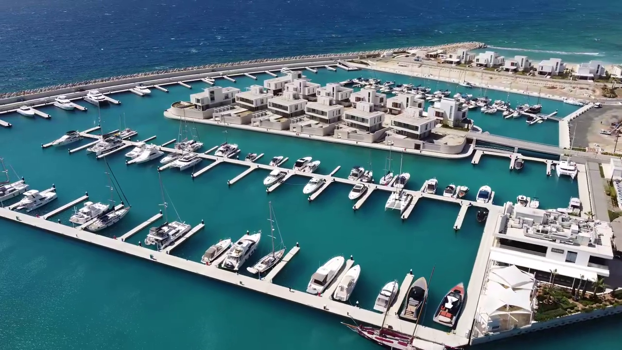 Ayia Napa Marina (Cyprus) from Above