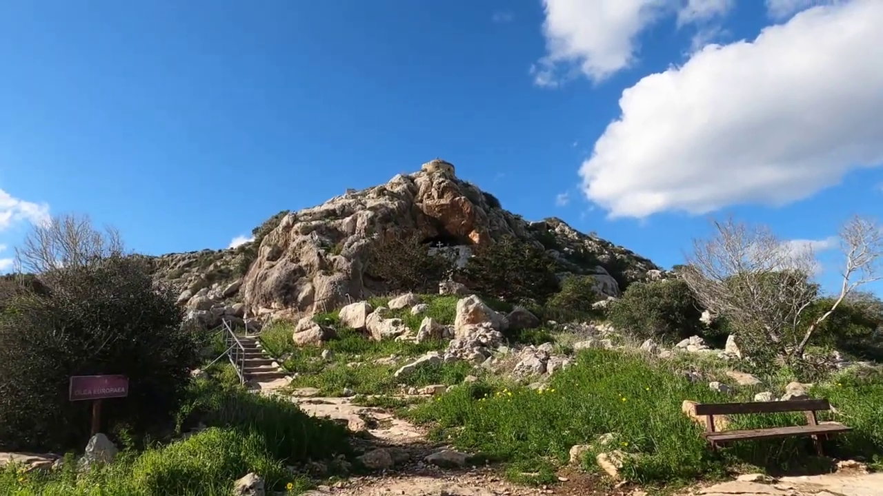 Ayioi Saranta church from afar!