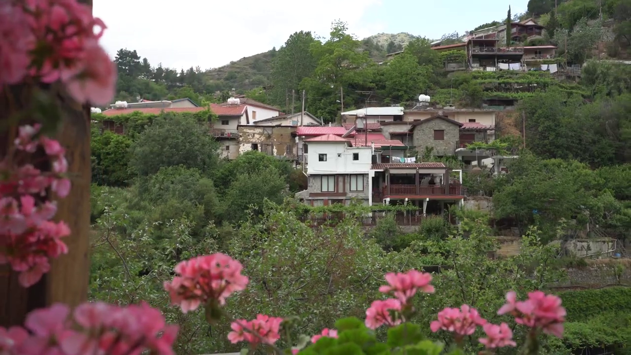 Beautiful View of Traditional Houses in Kalopanayiotis
