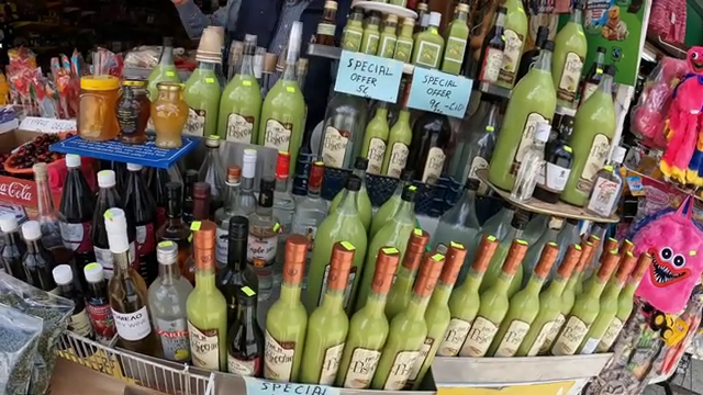 Cypriot Products Sold in Troodos Square, Limassol District