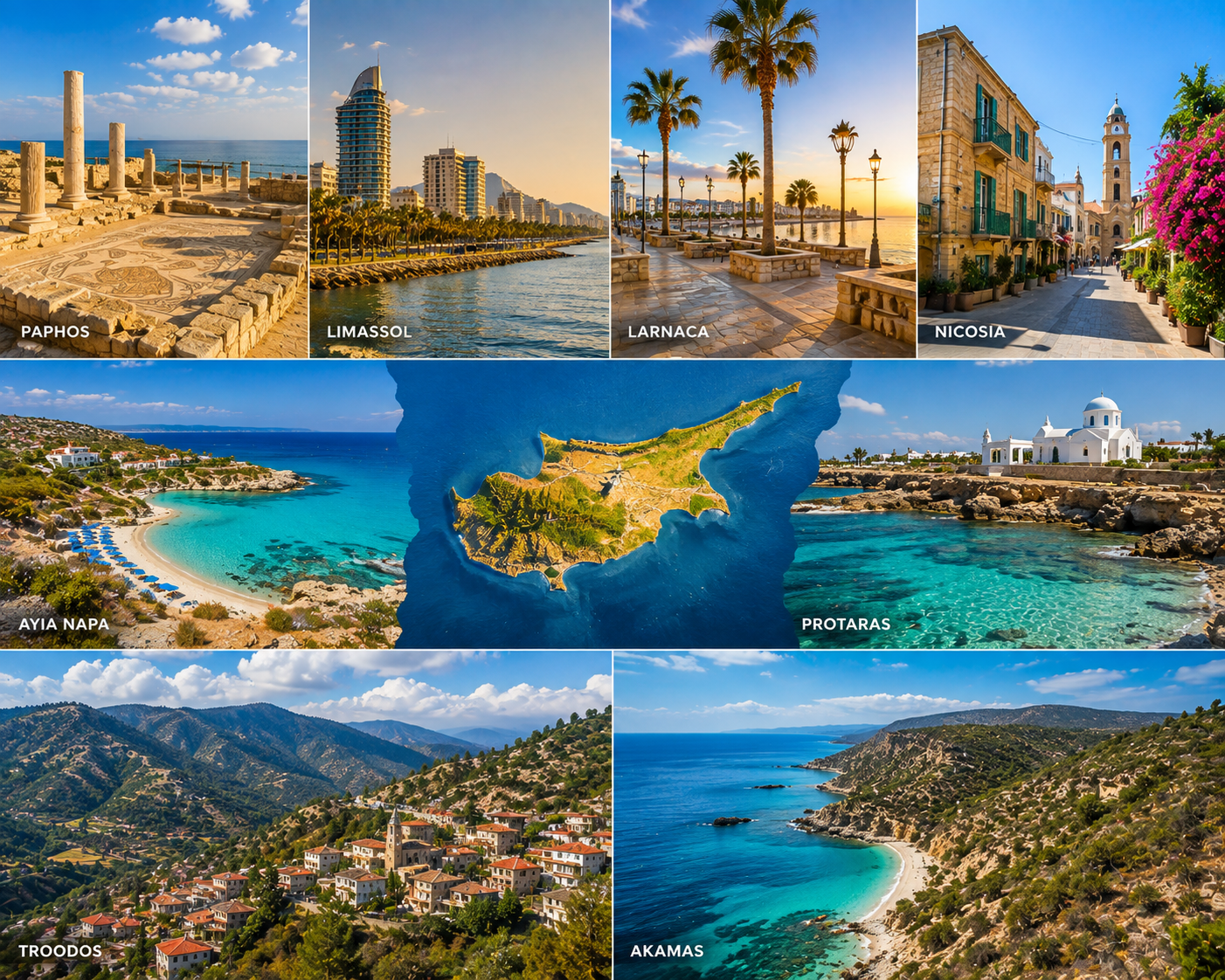 Destinations in Cyprus Destinations in Cyprus
