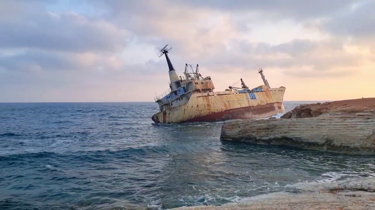 EDRO III Shipwreck, Peyia Coast, Paphos, Cyprus