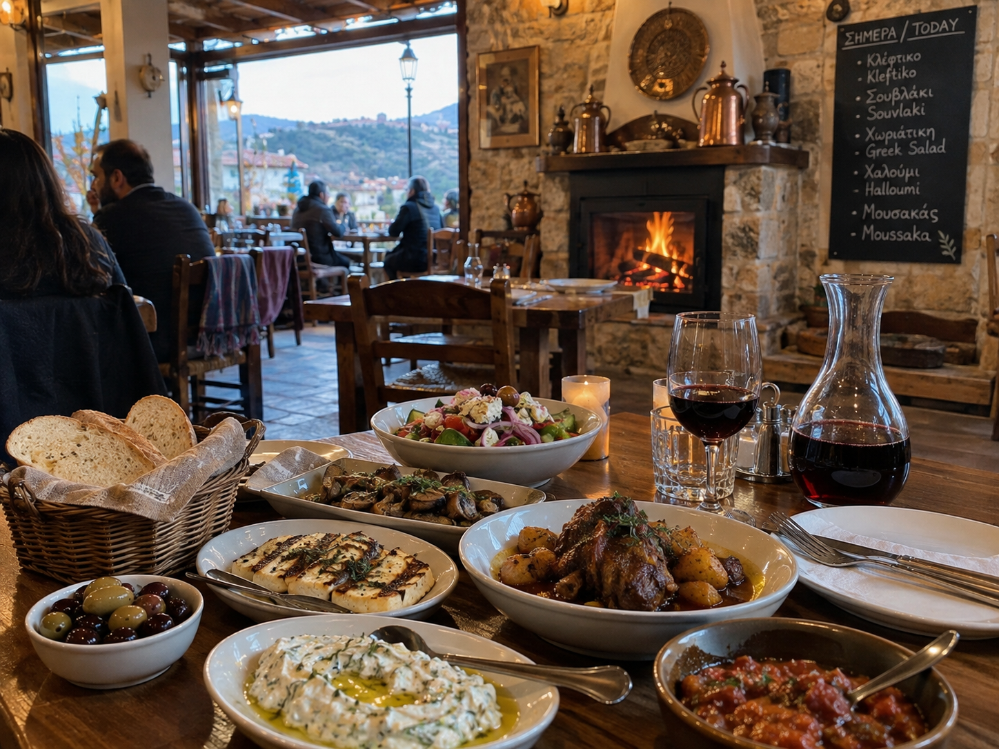 Eating in Cyprus in Winter Eating in Cyprus in Winter