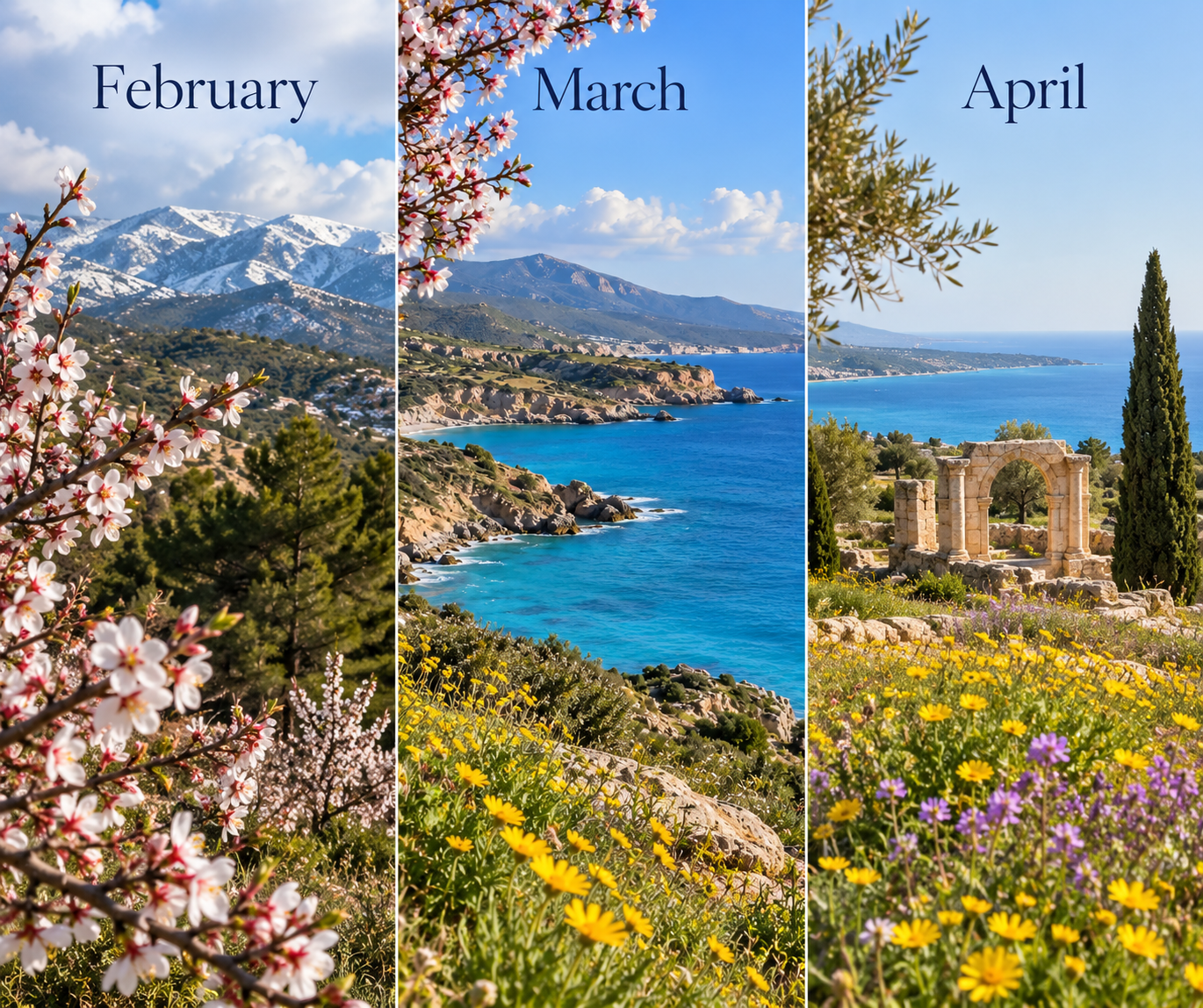 February, March and April in Cyprus February, March and April in Cyprus
