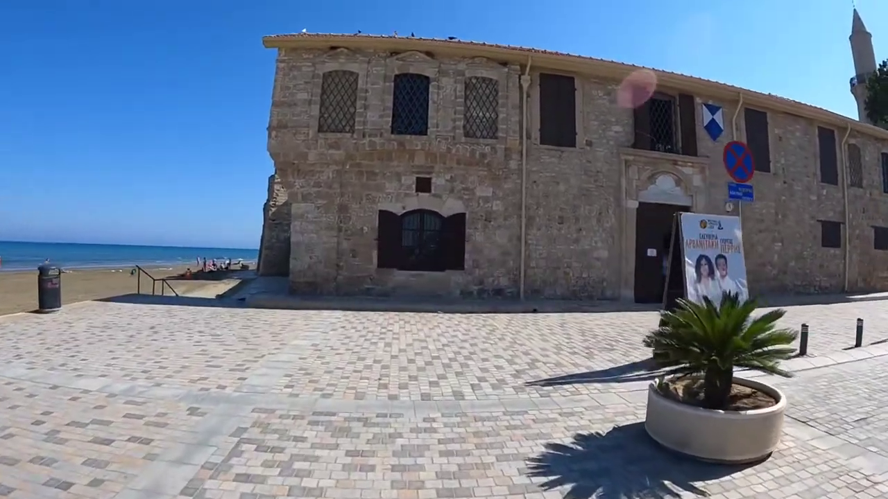 Finikoudes Promenade, Larnaca, Cyprus: The Fort of Larnaca
