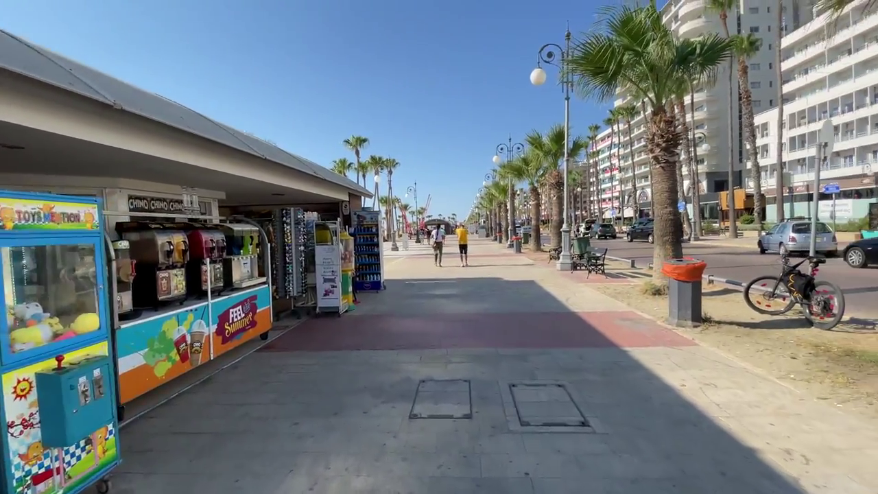 Finikoudes Promenade, Larnaca, Cyprus