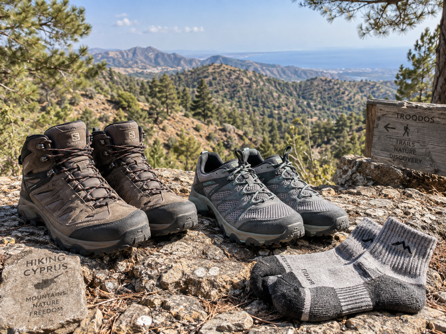 Footwear for Hiking in Troodos Footwear for Hiking in Troodos