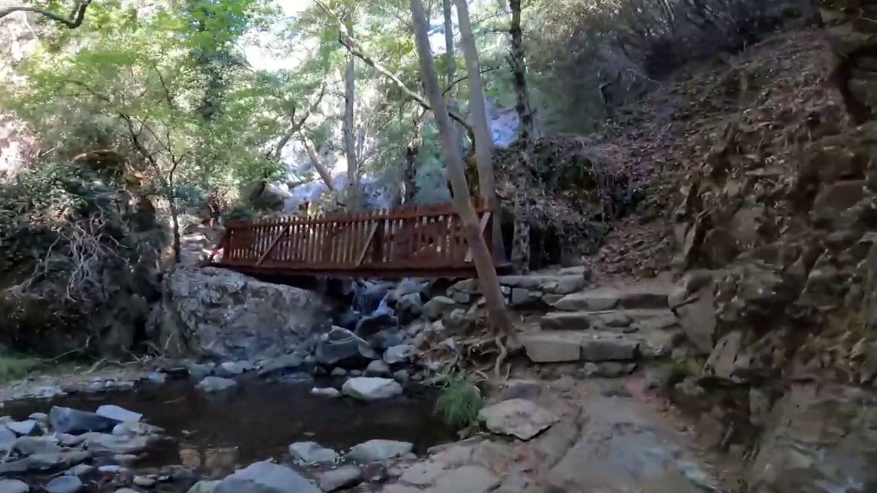 Hiking towards the Caledonia Waterfalls, Platres, Cyprus