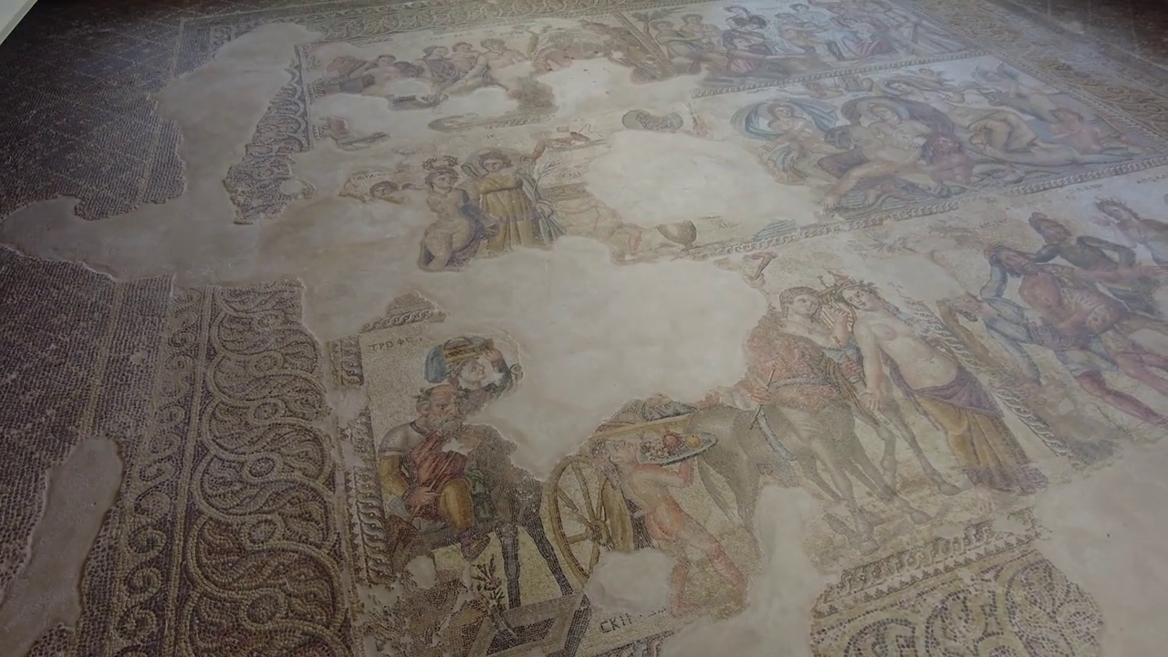 House of Aion, Archaeological Site of Nea Paphos, Cyprus