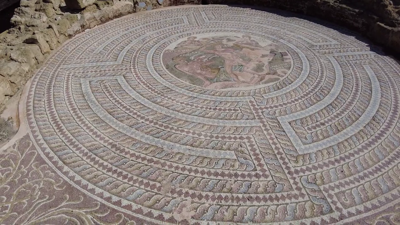 House of Theseus, Archaeological Site of Nea Paphos, Cyprus