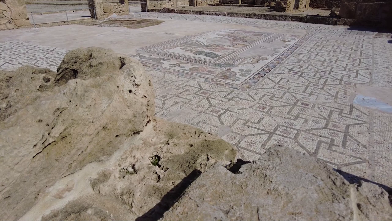 House of Theseus, Archaeological Site of Nea Paphos, Cyprus