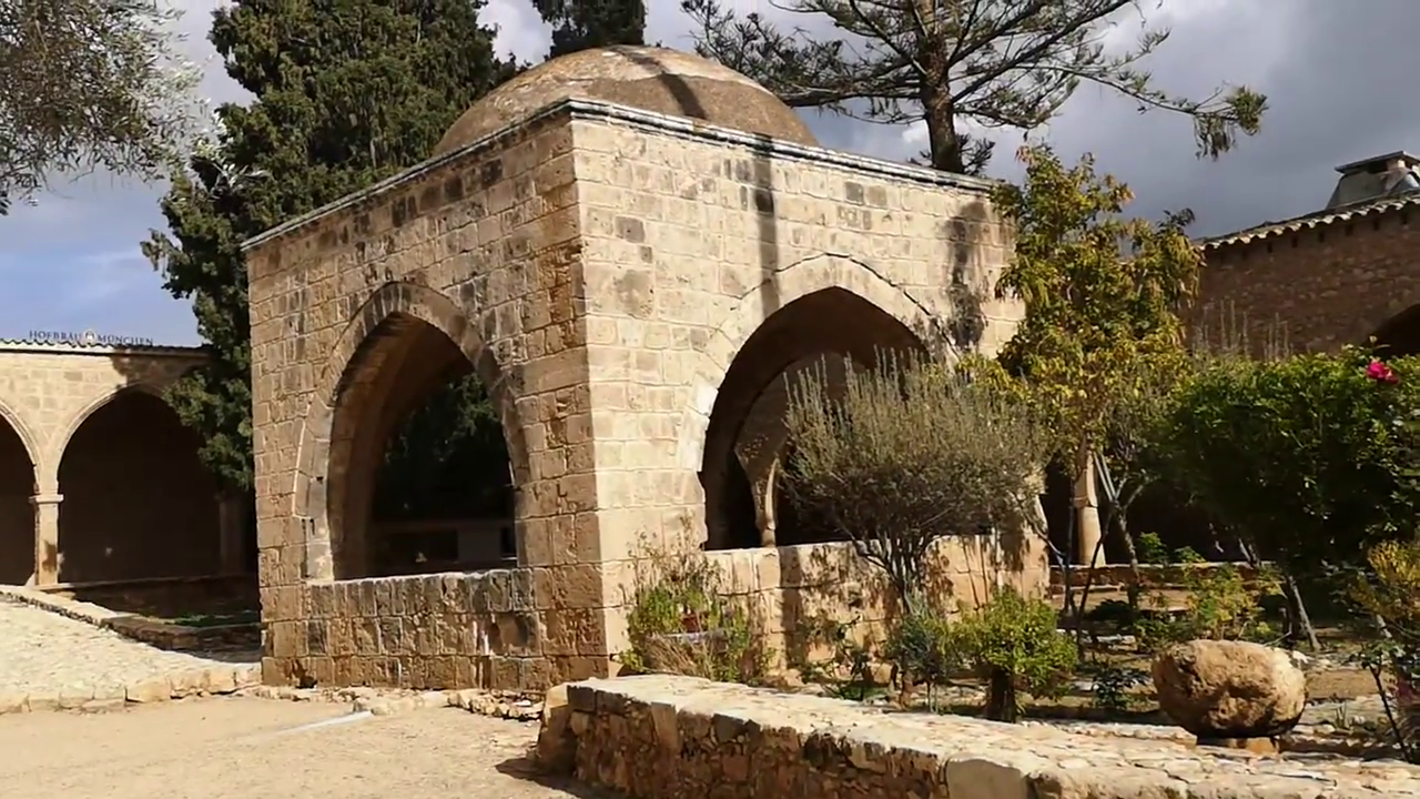 Inside Ayia Napa Monastery