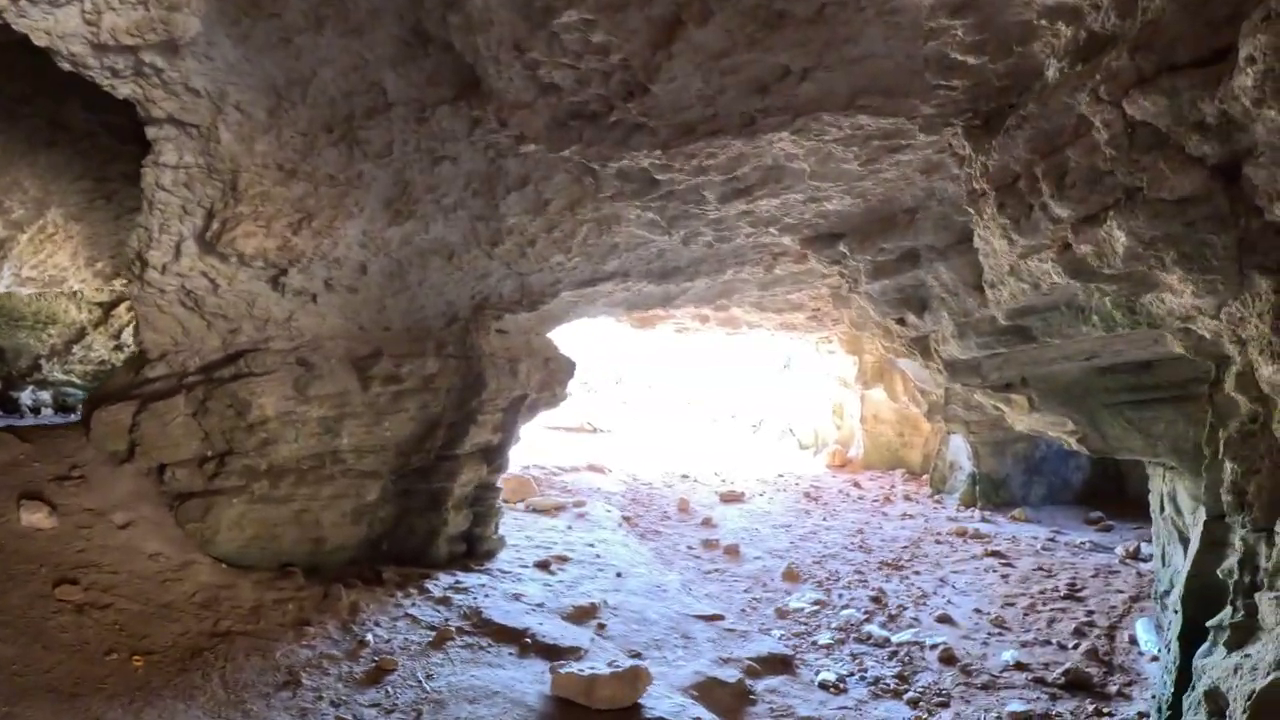 Inside Cyclops Cave in Cape Greco, Protaras, Famagusta District, Cyprus