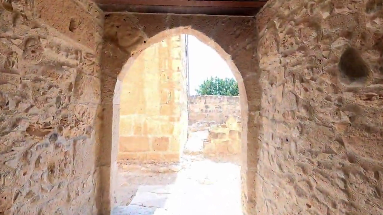 Inside Kolossi Castle, Limassol, Cyprus