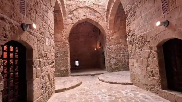 Inside the Castle in Paphos, Cyprus