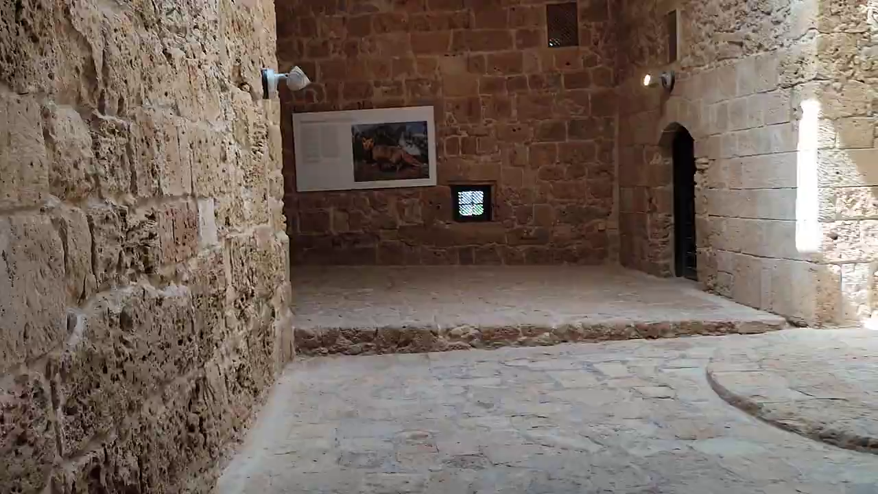 Inside the Paphos Castle, Cyprus