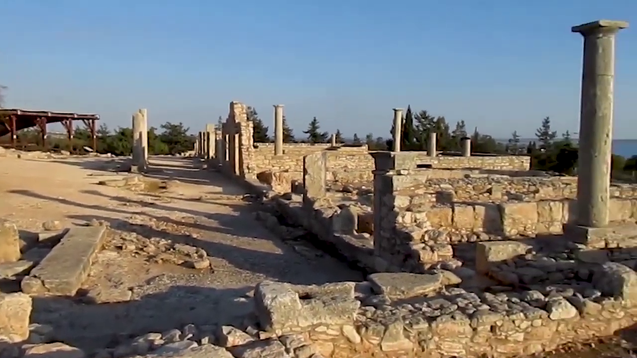 Inside the Archaeological Site of Kourion, Limassol, Cyprus