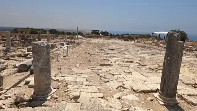 Inside the Archaeological Site of Kourion