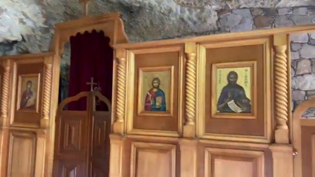 Inside the Chapel of Saint Spyridon, Pissouri, Limassol
