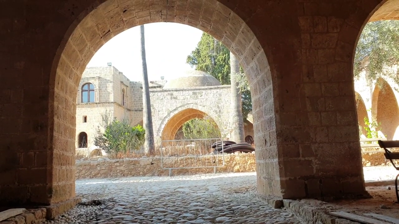 Inside the Monastery of Ayia Napa