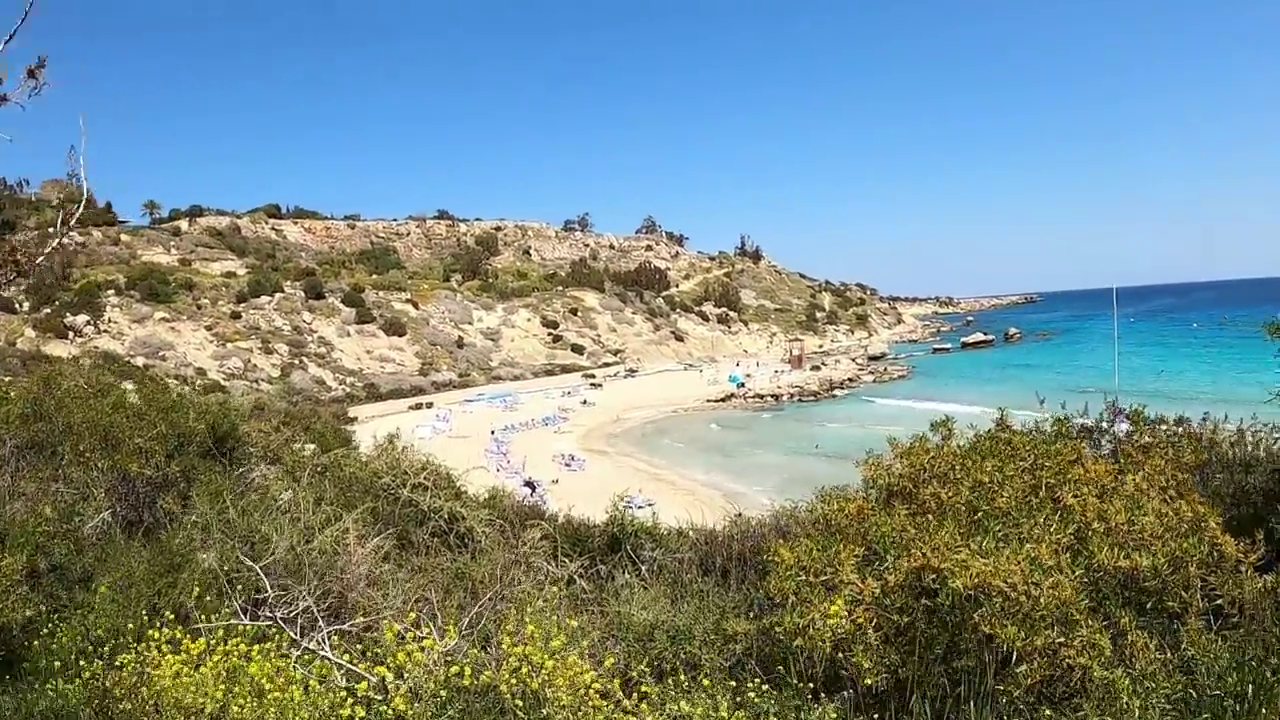 Konnos Bay Beach from Afar