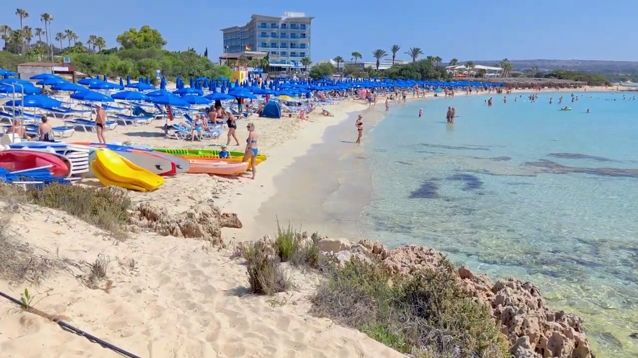 Makronissos Beach in Ayia Napa, Famagusta (Ammochostos in Greek) District, Cyprus