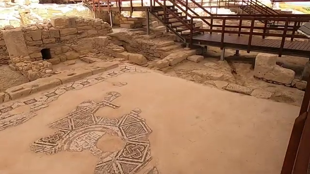 Mosaics in the House of Eustolios, Kourion, Limassol, Cyprus