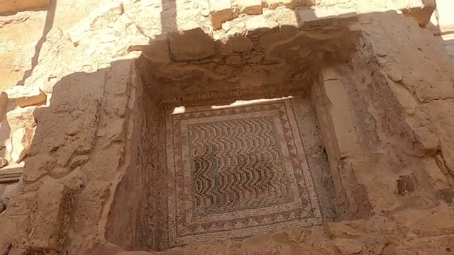 Mosaics in the House of Eustolios in Kourion, Limassol, Cyprus