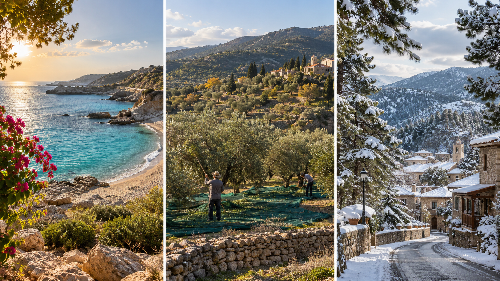 October, November and December in Cyprus