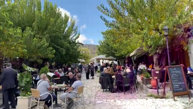 Omodos Square (Plateia), Limassol, Cyprus