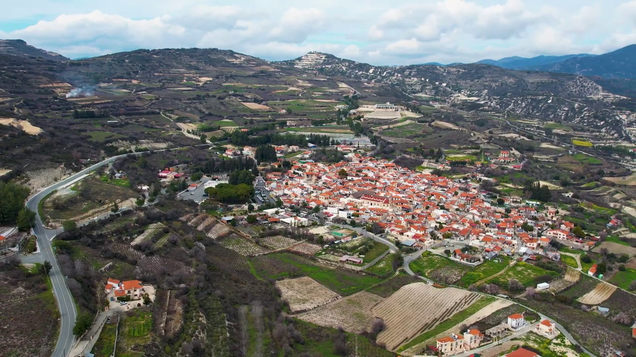 Omodos Village, Limassol District, Cyprus