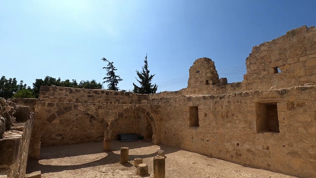 Outside Kolossi Castle, Limassol, Cyprus