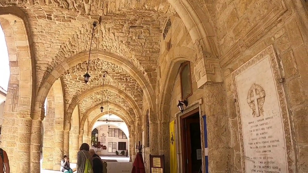 Outside the Church of Saint Lazarus in Larnaca, Cyprus