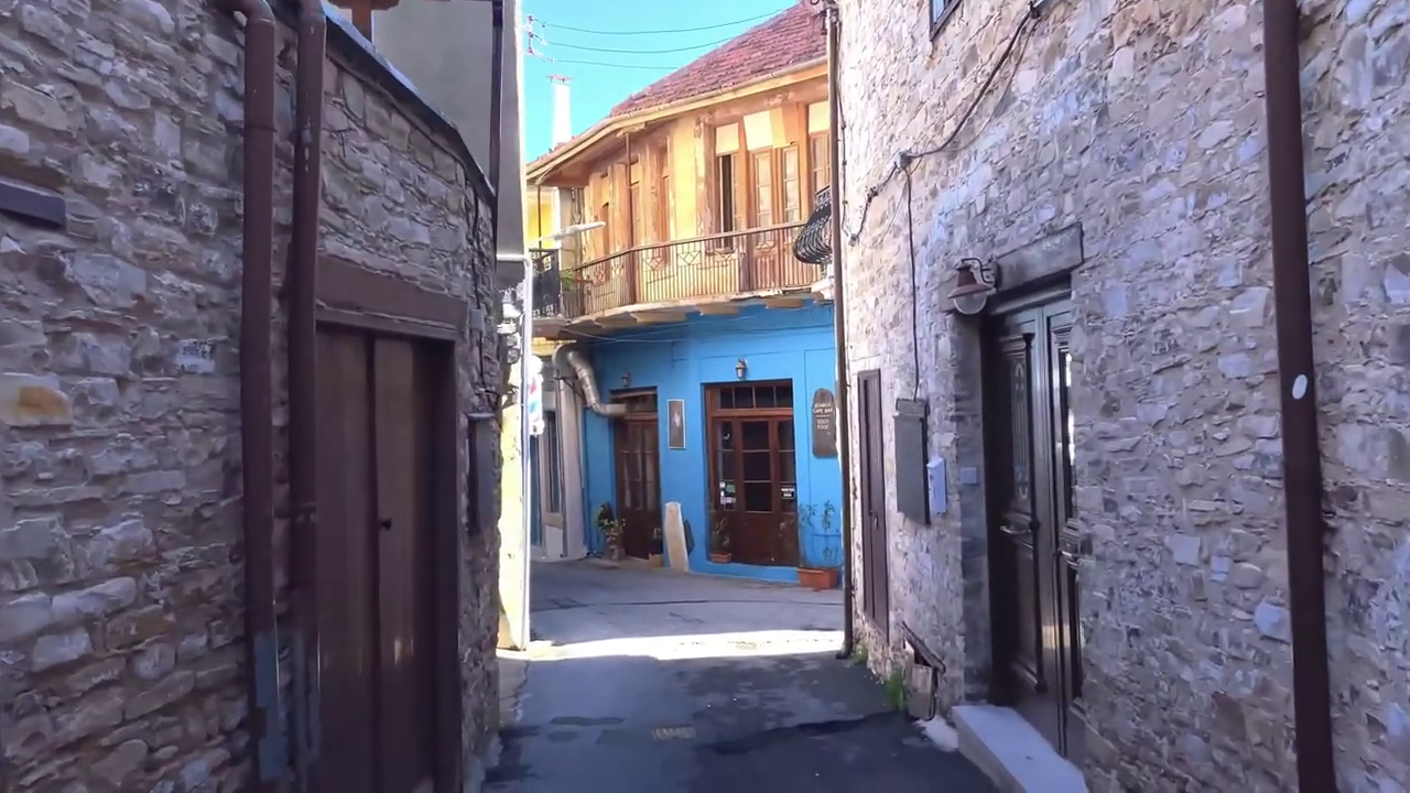 Pano Lefkara, Cyprus: Stone-Built and Colorful Houses