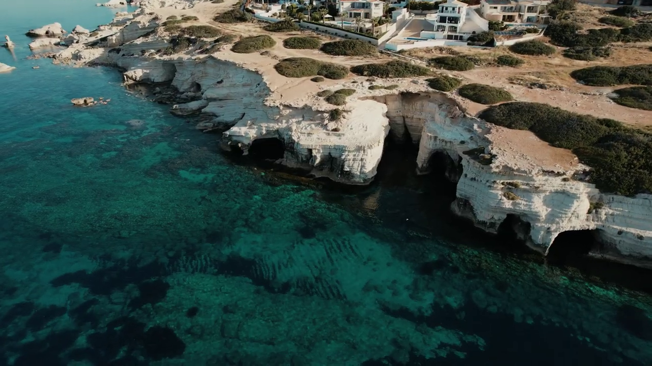 Peyia Sea Caves, Paphos District, Cyprus