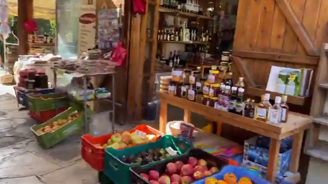 Shop Selling Cypriot Traditional Products in Omodos, Cyprus