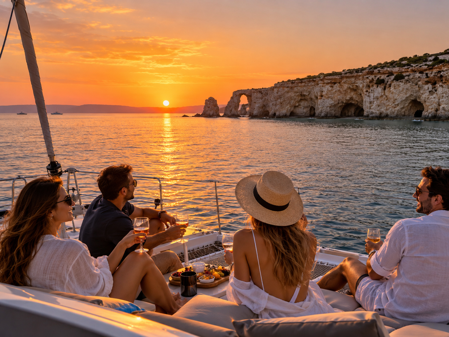 Sunset Boat Trip in Cyprus