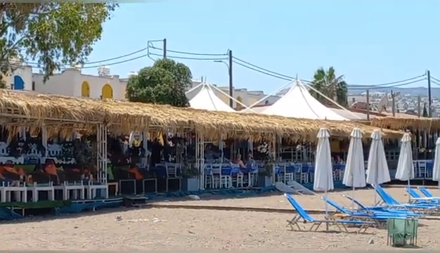 Taverns Next to Latchi Beach, Paphos, Cyprus