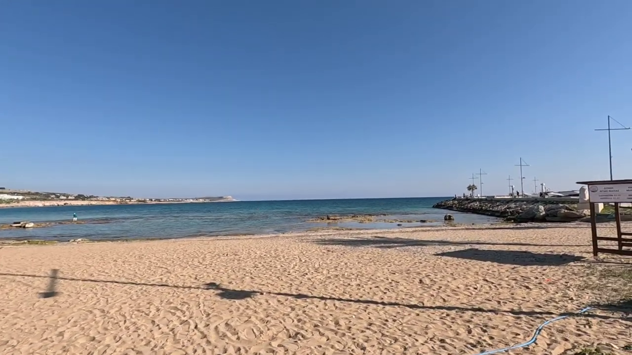 The Beach Adjacent to Ayia Napa Harbour
