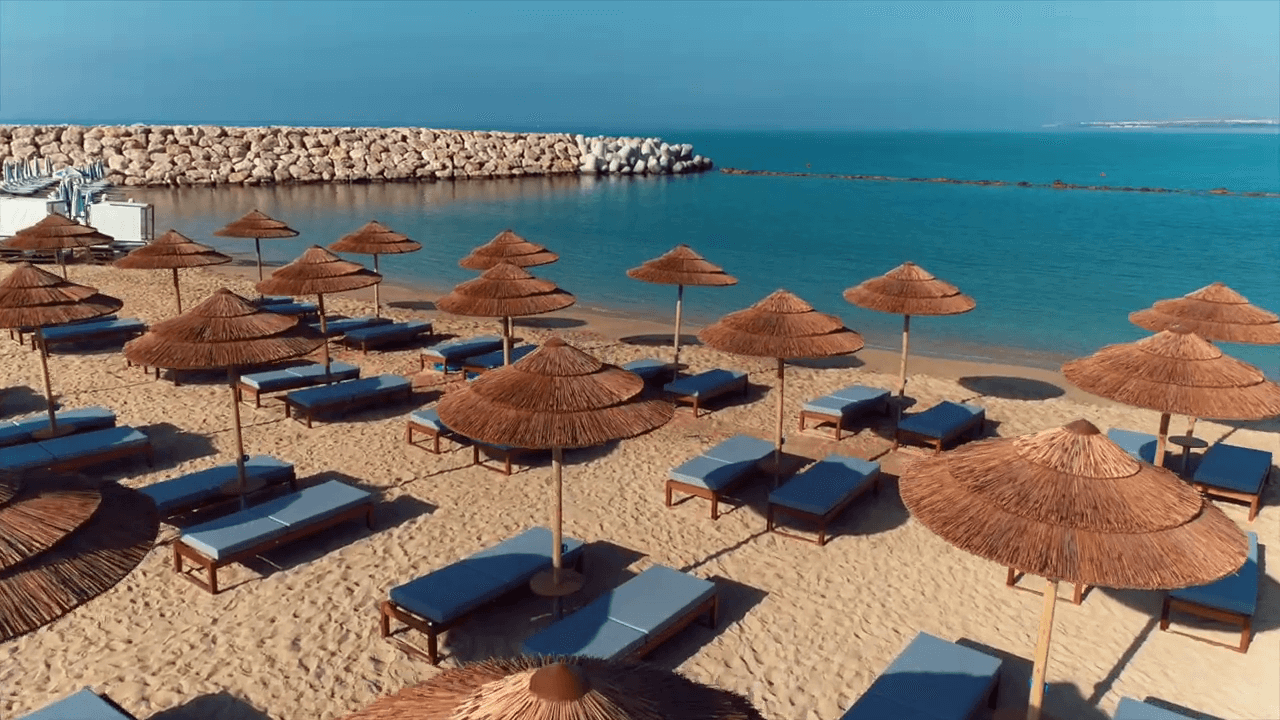 The Beautiful Beach in Ayia Napa Marina