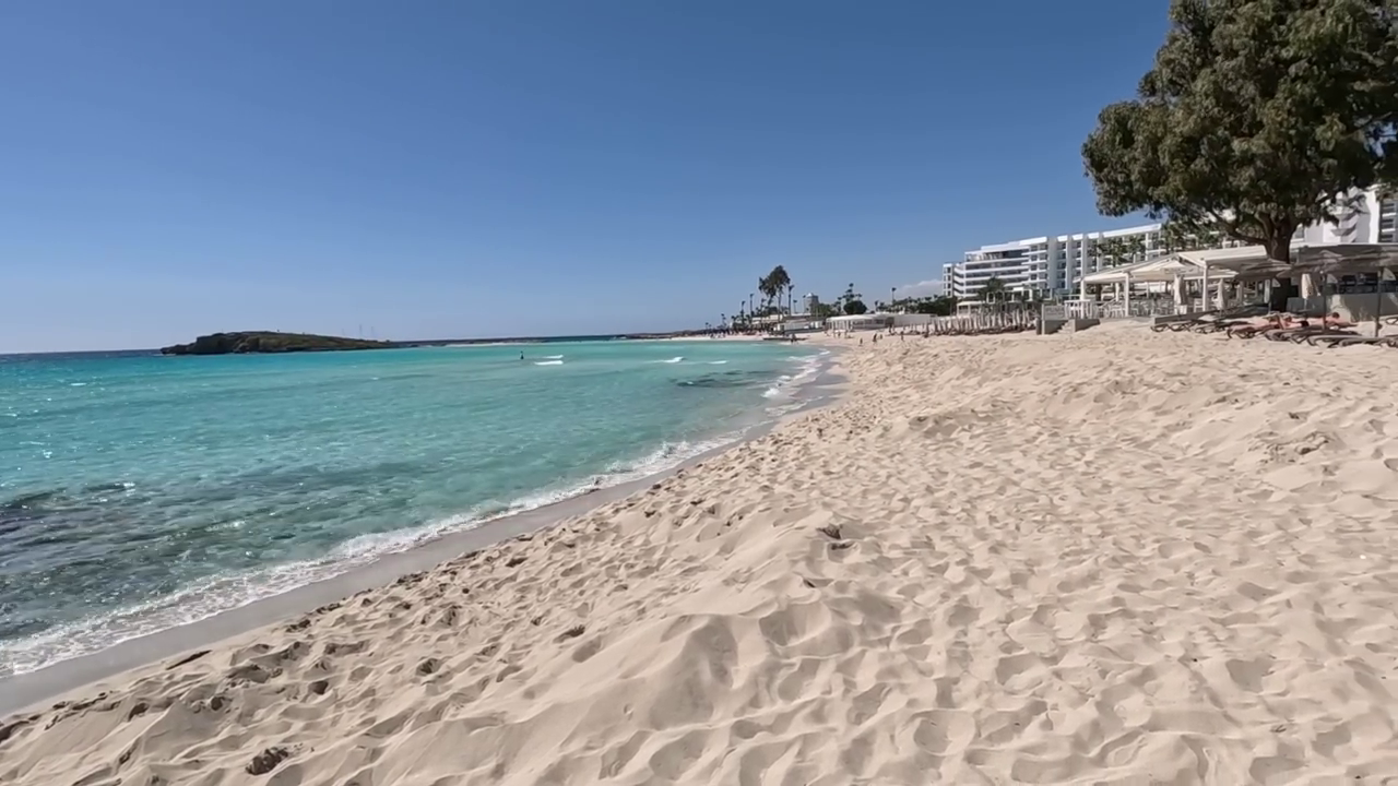 The Beautiful Nissi Beach in Ayia Napa, Cyprus