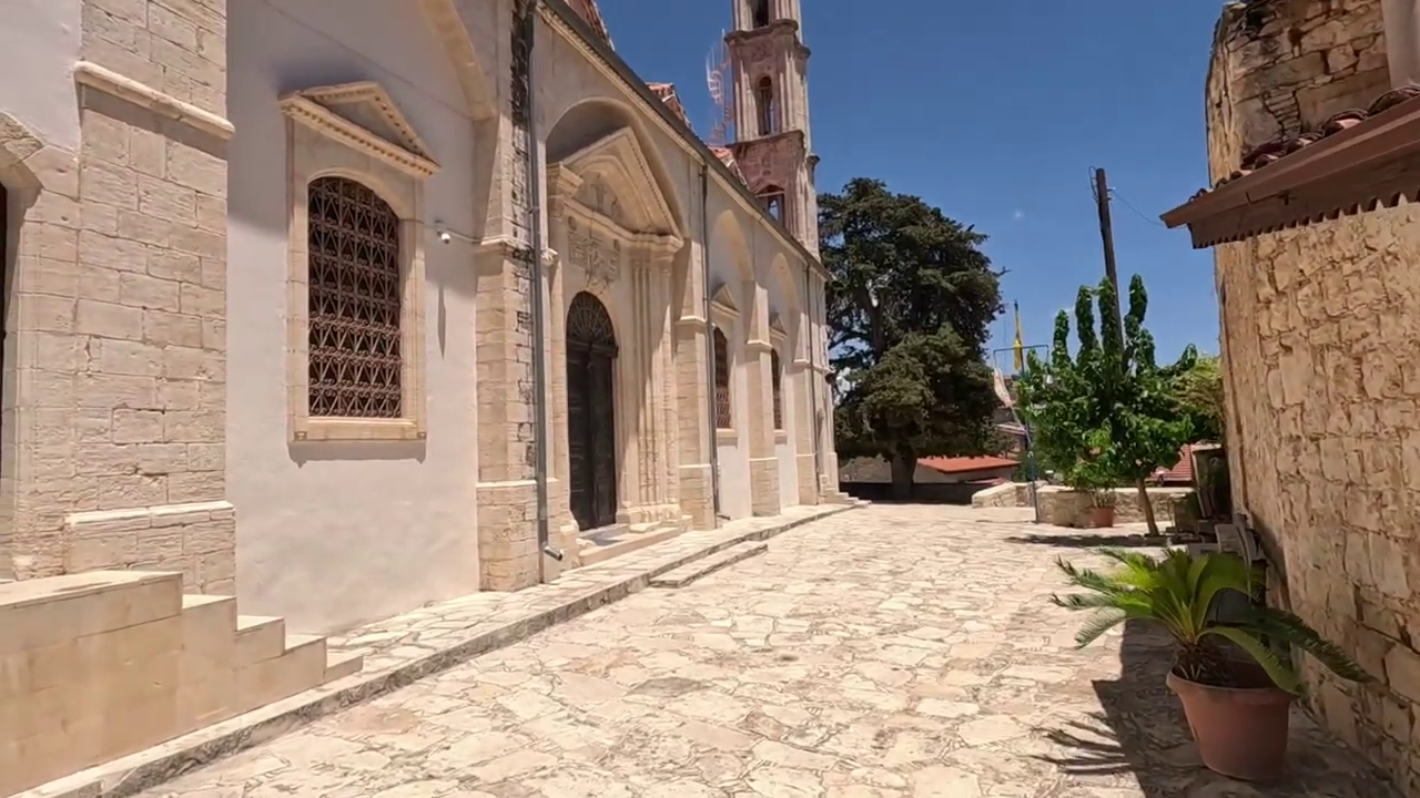 The Church of Virgin Mary in Lofou Village, Cyprus