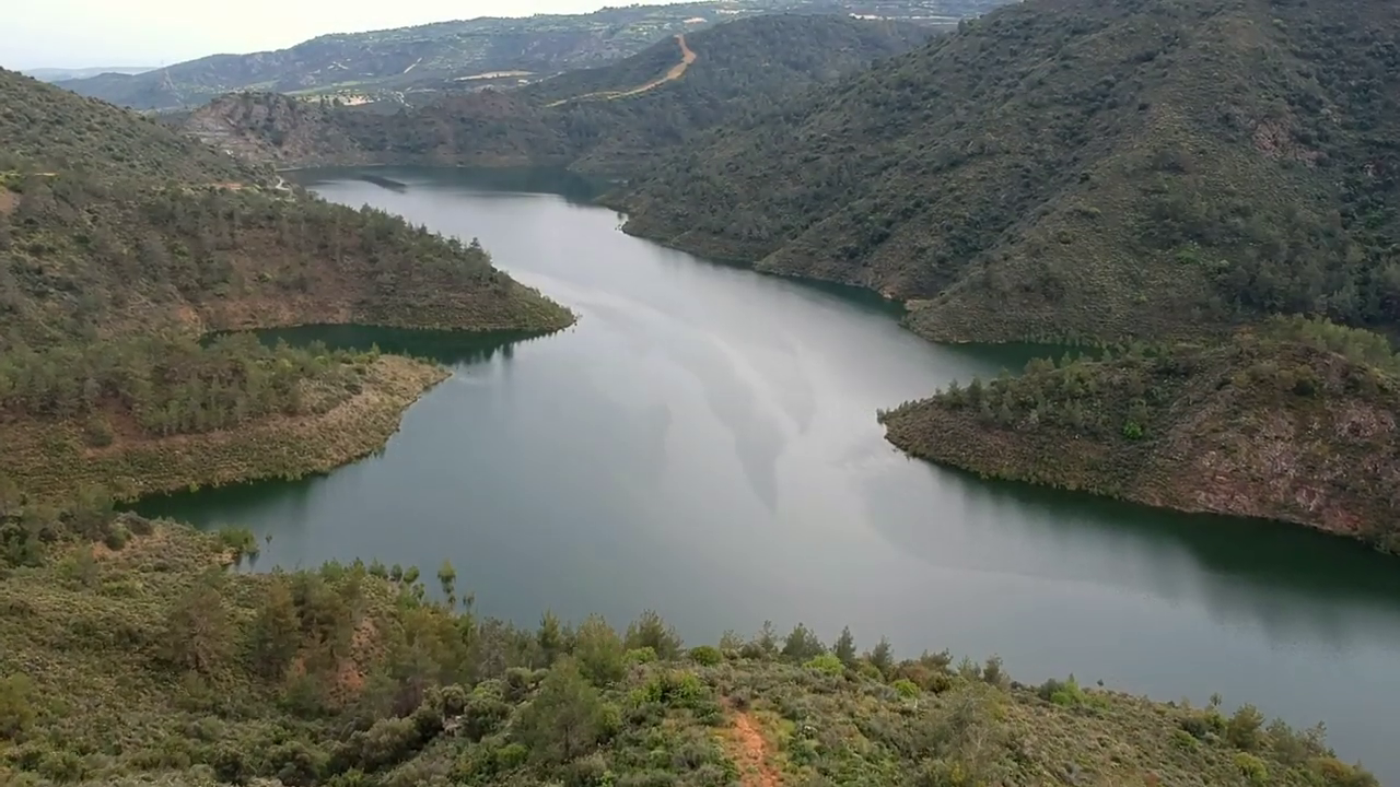 The Manmade Reservoir in Lefkara (Cyprus)