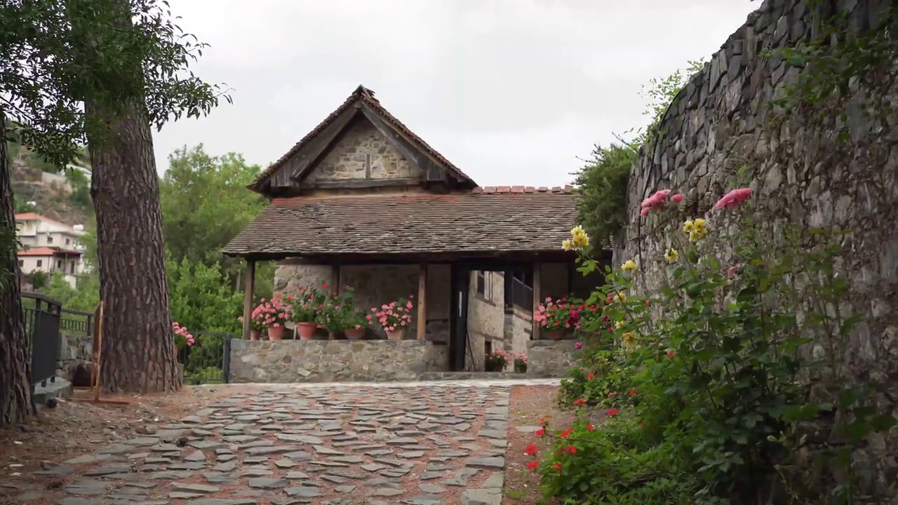 The Monastery of Saint John Lambadistis (UNESCO) in Kalopanayiotis, Cyprus