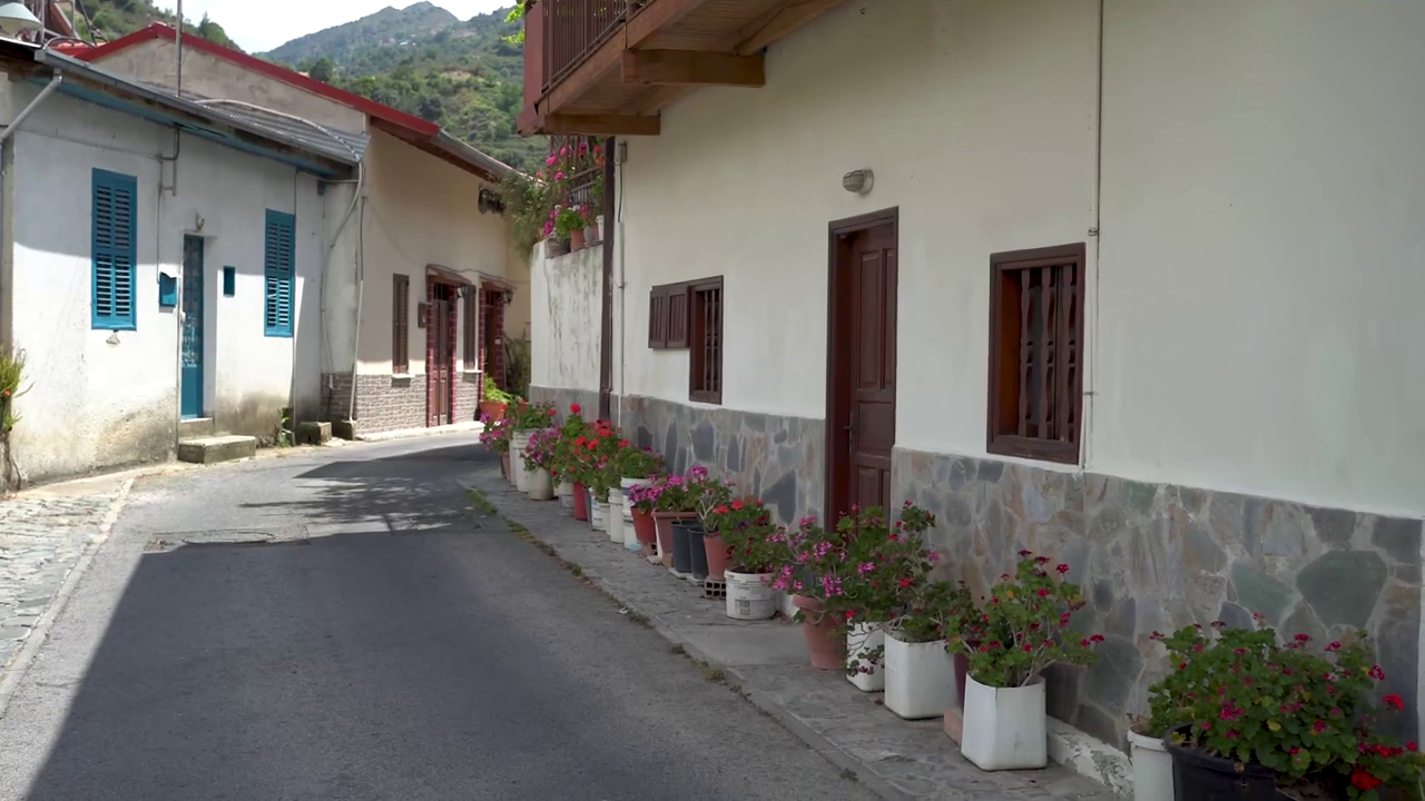 Traditional Houses in Kalopanayiotis in the Nicosia District, Cyprus