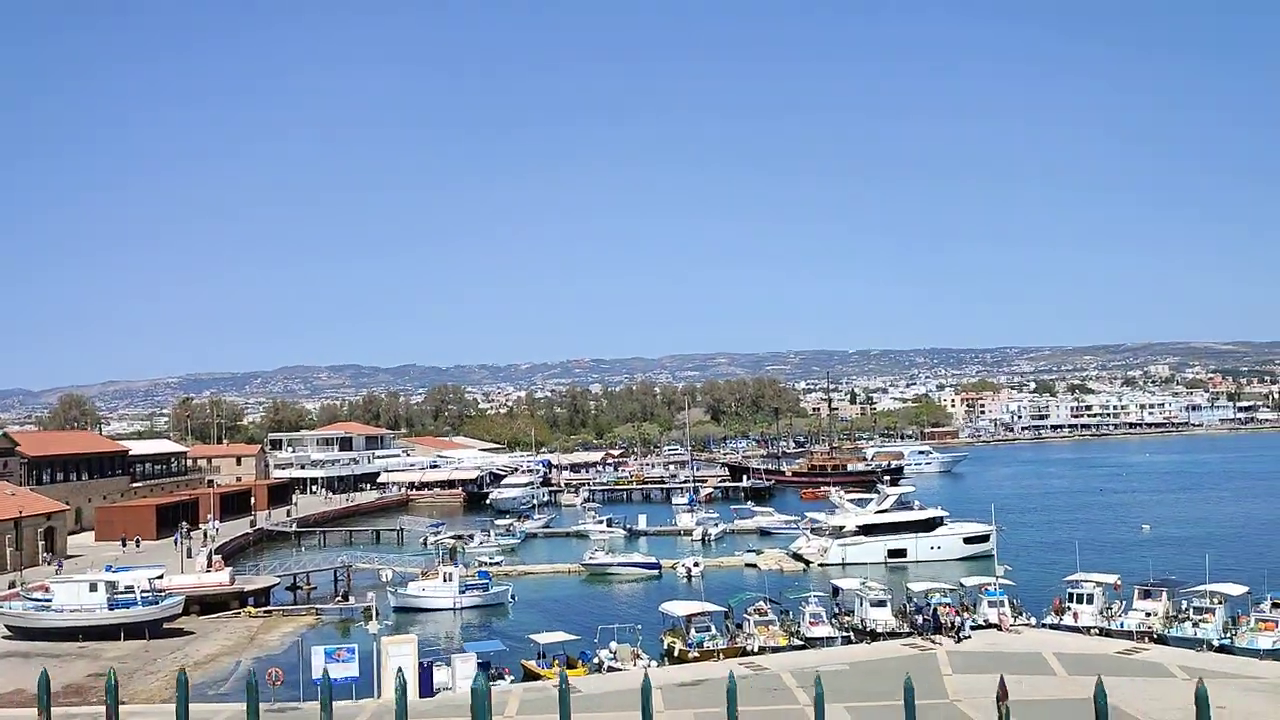 Paphos Castle: View from the Castle...the Harbor